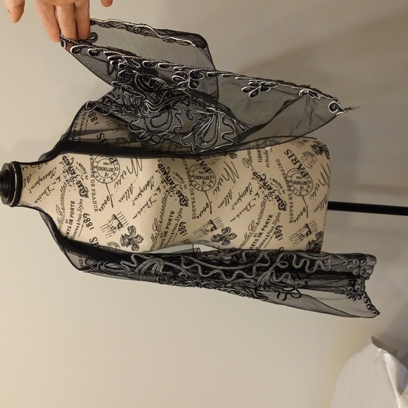 New Years Party Scarf Sheer Classy Summer Evening Hijab Sparkly Feminine Dainty - Picture 10 of 17